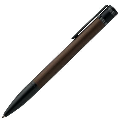Kugelschreiber Explore Brushed Khaki Hugo Boss Ballpoint Pen Grün/ Braun
