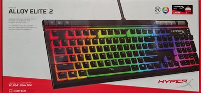 HyperX Alloy Elite 2 mechanische Gaming Tastatur HyperX Red Switches Linear QWERTZ...