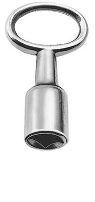 AMF 56028 Dornschlüssel DIN7417 SW8mm vernickelt m. Innen-4KT