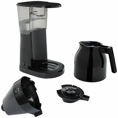 Melitta 1010-19 BK Simply Coffee THERM Kaffeemaschine 1050W Thermoskanne 1L BLK