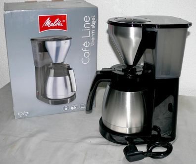Melitta 1010-22 Coffee Line THERM STEEL Kaffeemaschine 1080W Thermoskanne 1,25L