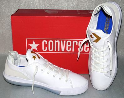 Converse 161252C Nexus X Nike AIR OX Leder Schuhe Sneaker Boots 44 45 Weiß Gold