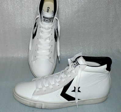 Converse 155096C PRO Leather MID Leder Schuhe Sneaker Boots 46 Star White Black