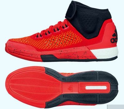 Adidas D69449 Crazylight Boost Prim Sport Basketball Schuhe Boots 50 55 Rot Blac