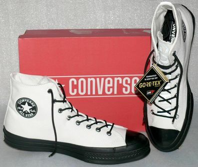 Converse 162349C Chuck 70 HI Canvas Goretex Schuhe Sneaker Boots 45 46,5 Natur