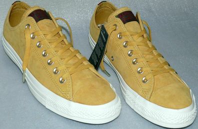 Converse 163822C CTAS OX Rau Suede Leder Schuhe Sneaker Boots 44 Desert Marigold