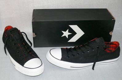 Converse 162400C ALL STAR CTAS OX Canvas Schuhe Sneaker Boots 50 Black White Red