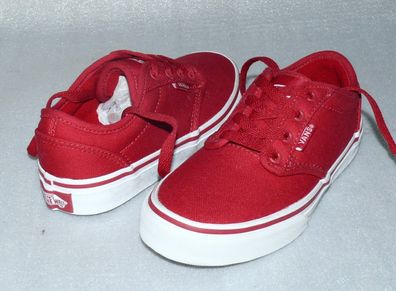 Vans Atwood VN0ZN Y'S Canvas Textil Schuhe Sneaker Boots 31 UK13 Red White LC356