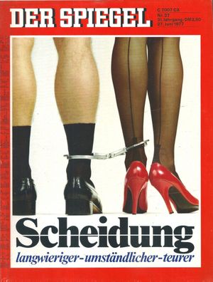 Der Spiegel Nr. 27 / 1977 Scheidung: langwieriger - umständlicher - teurer