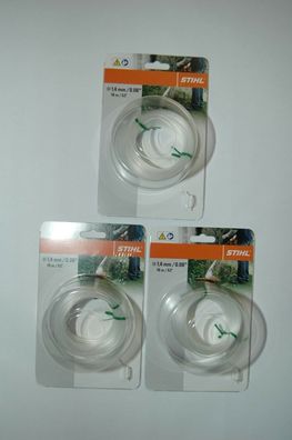 2284 Original 3x Stihl 1,4 mm Mähfaden 16m Rolle für FSE 31 FSE31