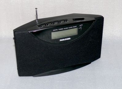 Panashiba SX975BK Mobile Radio Wecker Uhrenradio AM FM Tuner LCD UHR ALARM Black