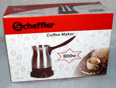 Schäffler DC203 Kaffee Espresso Mokka Kocher Türkischer Tee kocher Kabellos 800W