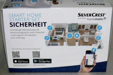 SC HmiP Sicherheit Smart Home Starter Set Haus Alarm Überwachung & APP Nachricht