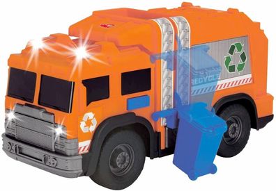 Dickie Toys Recycle Truck Spielzeug LKF Müll Auto Fahrzeug Abfallbehälter 30cm