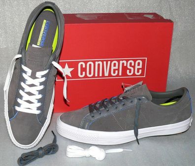 Converse 155523C ONE STAR OX Rau Suede Leder Schuhe Sneaker Boots 45 Grey White
