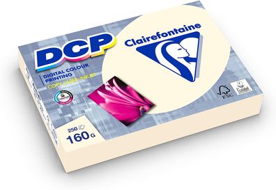 Clairefontaine DCP elfenbein IVORY digital color printing 160g/ m² DIN-A4 250 Blatt