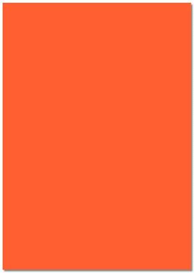 Folia Tonkarton 220g/ m², 50x70cm, 25 Bogen, orange