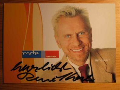MDR Star Visagist René Koch - handsigniertes Autogramm!!!