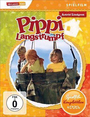 Pippi Langstrumpf - Die vier Spielfilme - UFA 00051727349 - (DVD Video / Kinderfilm)