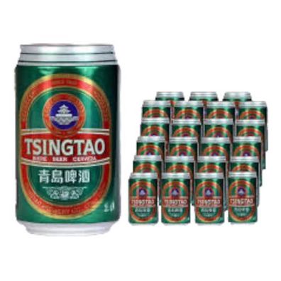 24 x Tsingtao Bier aus China, in der 0,33 l Dose