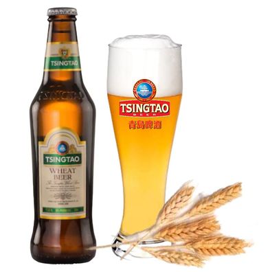 12 x Tsingtao Wheat Bier aus China, in der 0,33 l Flasche (5,55E/ L)