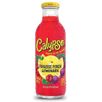Calypso Lemonade Paradise Punsch 12 Flaschen 473 ml versiegelt