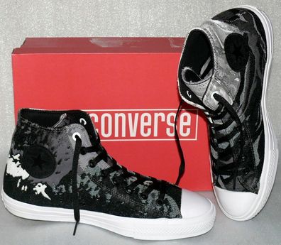 Converse 153552C ALL STAR CTAS 2 Hi Canvas Schuhe Sneaker Boots 45 Tunder Black