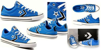 Converse 164401C ONE STAR PLAYER OX TOT Canvas Schuhe Sneaker Boots 45 Blau Weiß