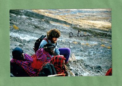 Reinhold Messner (Extrembergsteiger, Abenteurer ) - pers. signiertes Foto (4)
