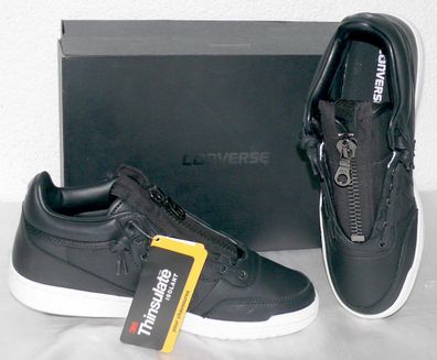 Converse 159455C Fastbreak MID Leder Schuhe Sneaker SLIP-ON Boots 40 42 Black
