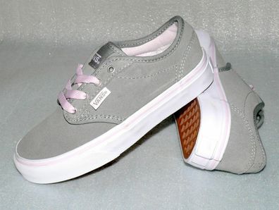 Vans Atwood Z'S Rau UP Leder Schuhe Boots Sneaker Grey Lilac Snow Gr 31 LC552