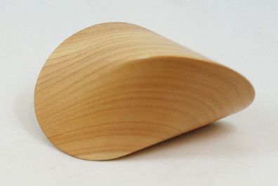 Oloid Kirschbaum-Holz ca. 9,5 cm ( #1 ) Unikat, Holz-Kunst-Artikel nach Paul Schatz