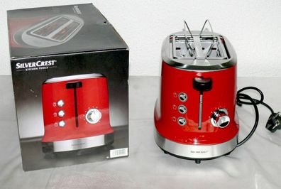 SC STD950A1 KAT Designer Toaster Doppelschlitz 950W 6 Stufen Brotaufsatz Rot Ede