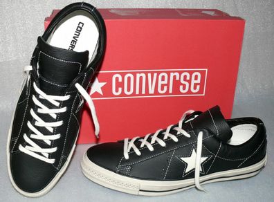 Converse 158989C ONE STAR DISTRE OX Echt PRO Leder Schuhe Sneaker Boots 44 Black