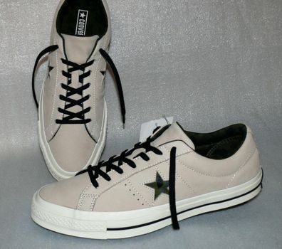 Converse 159782C ONE STAR OX Echt Leder Schuhe Sneaker Boots 43 46,5 50 Natur