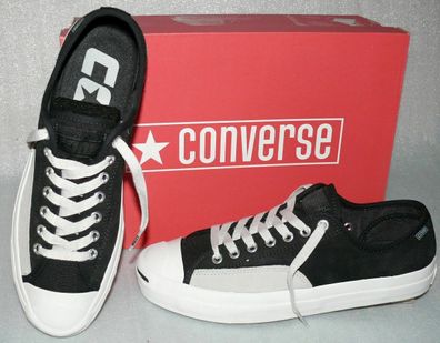 Converse 162510C JP PRO OX Rau UP Suede Leder Schuhe Sneaker 42 47,5 Black Weiß