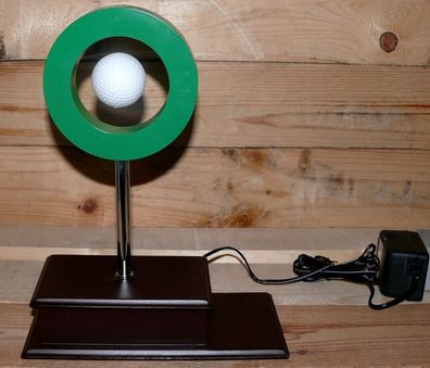 ACTech 2963 Elektro magnetische Schwebe Deko Golfball Golfspiel Golfer Grün Holz