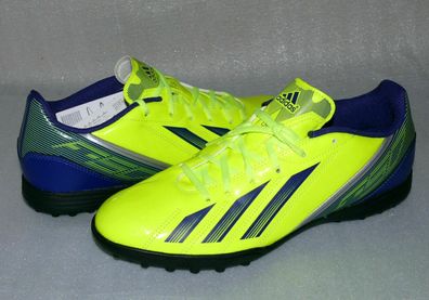 Adidas Q33931 F5 TRX TF Sport Schuhe Fußball Running Sneaker 44 45 Navy Neongelb