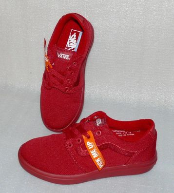 Vans Chapman Super Lite Y'S Mesh Textil Kinder Schuhe Sneaker Gr 31 UK13 Weinrot