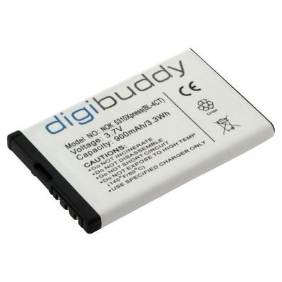 digibuddy - Ersatzakku kompatibel zu Nokia BL-4CT / 2720 fold / 5310 XpressMusic ...