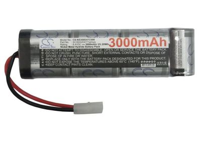 Ersatzakku - CS-NS300D47C006 - RC CS-NS300D47C006 - 8,4 Volt 3000mAh Ni-MH