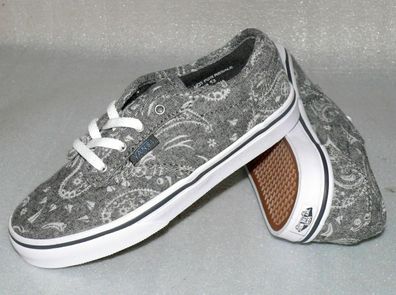 Vans Atwood LOW Z'S Flocked Bandana Canvas Schuhe Boots Sneaker Grey Gr 31 LC555
