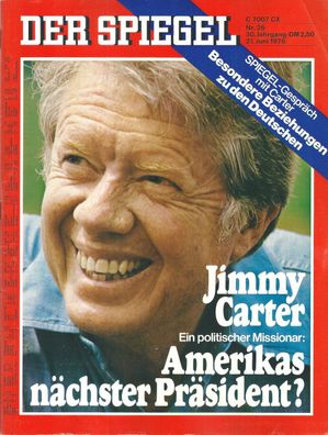 Der Spiegel Nr. 26 / 1976 Jimmy Carter - Amerikas nächster Präsident