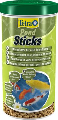 Tetra Pond Sticks Fischfutter Hauptfutter für alle Gartenteichfische 1 Dose