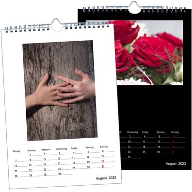 Premium Bastelkalender 2023 Fotokalender A4 für eigene Fotos selber gestalten