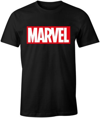 Marvel - Logo Herren Shirt aus 100% Baumwolle für Marvel Fans