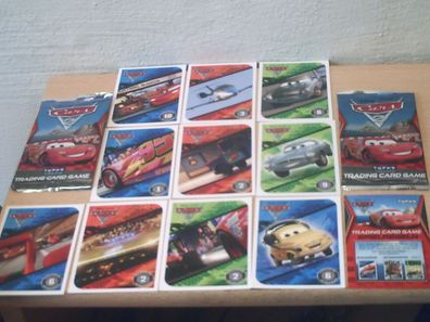 Spielsammelkarten 61 bis 70 aus der Serie Cars 2 von Topps