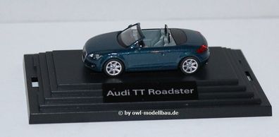 Wiking Dealer-Edition - Audi TT Roadster 2006 - Petrolblau. 1:87