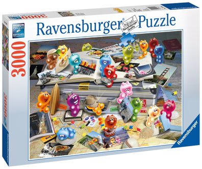 Ravensburger 17064 Gelini auf Reisen 3000 Teile Puzzle