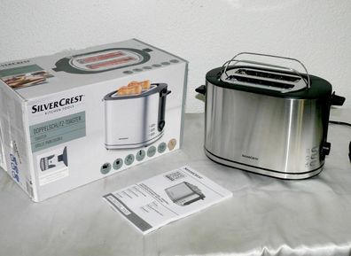 SC STE950B1 Designer Toaster Doppelschlitz 950W 6 Stufen Brotaufsatz Edelstahl